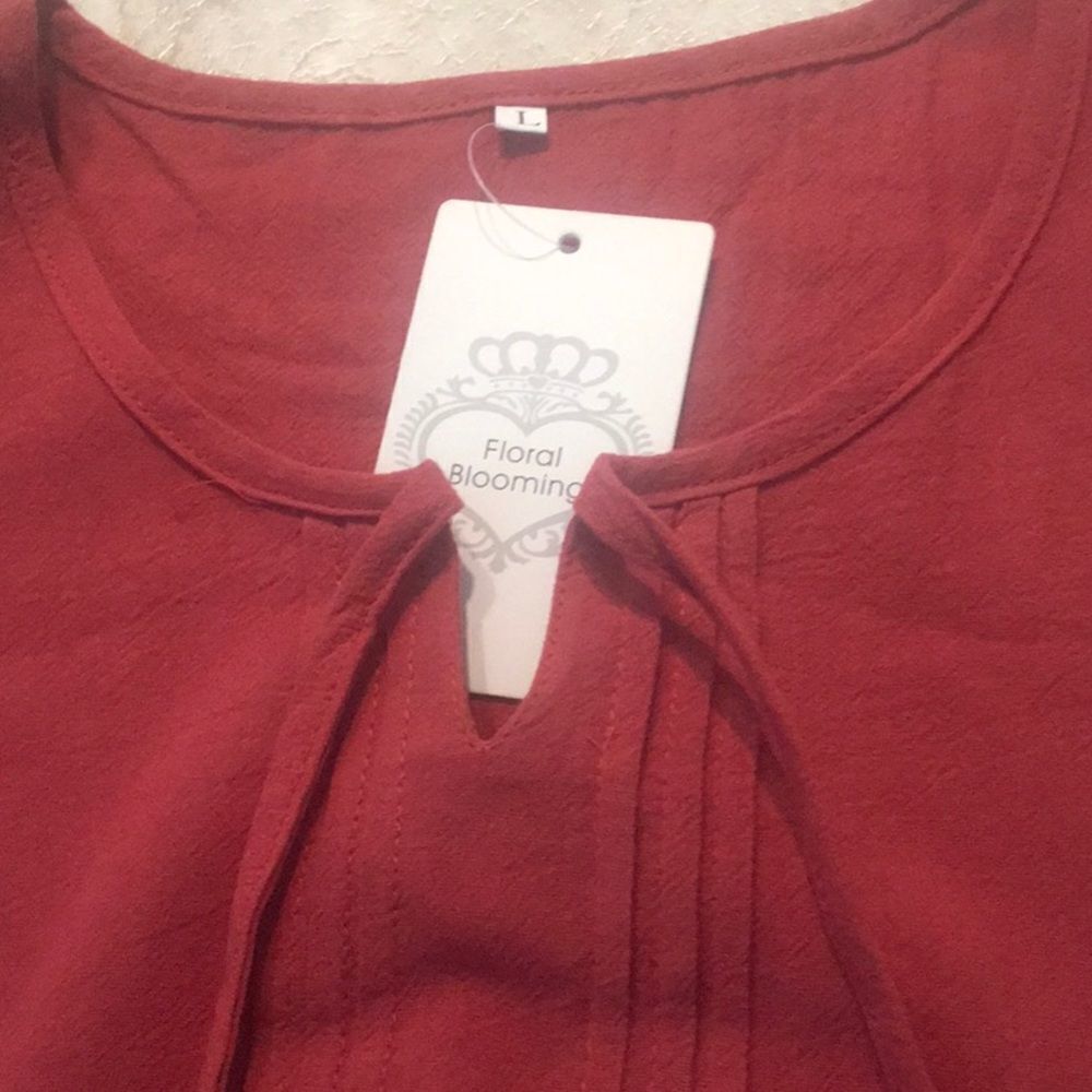 Brick Red Shift Dress NWT - Picture 3 of 4